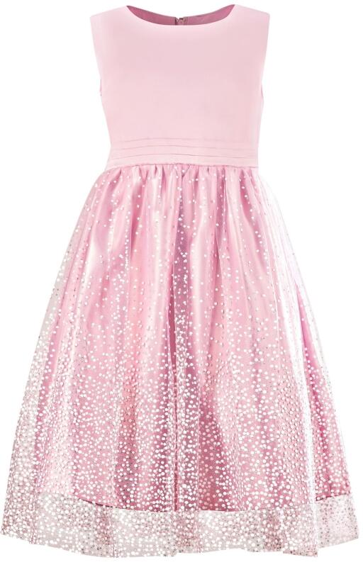 Happy Girls festliches Kinderkleid Blumenkind Lia Punkte rosa