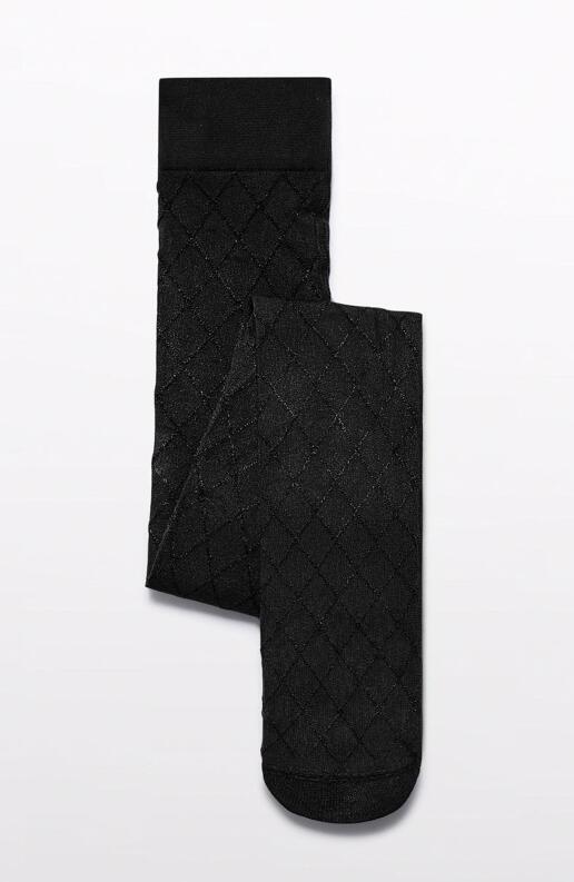 abel & lula Kinder Mädchen Strumpfhose Rauten schwarz