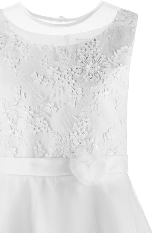 Eisend Girls klassisches Kommunionkleid Bente weiß