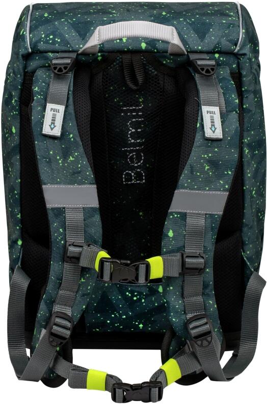 Belmil Schulranzen-Set Motion 6-tlg. Green Splash