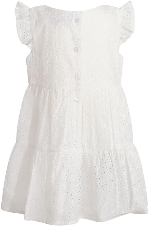 Happy Girls Kinder Kleid Sommerkleid Lochstickerei ecru