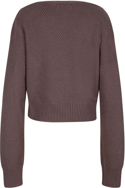 Happy Girls Kinder Mädchen Pullover in Wickeloptik grau