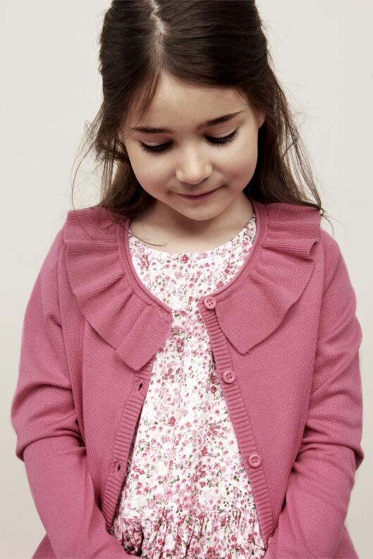 Creamie Kinder Sommerkleid Floral pink