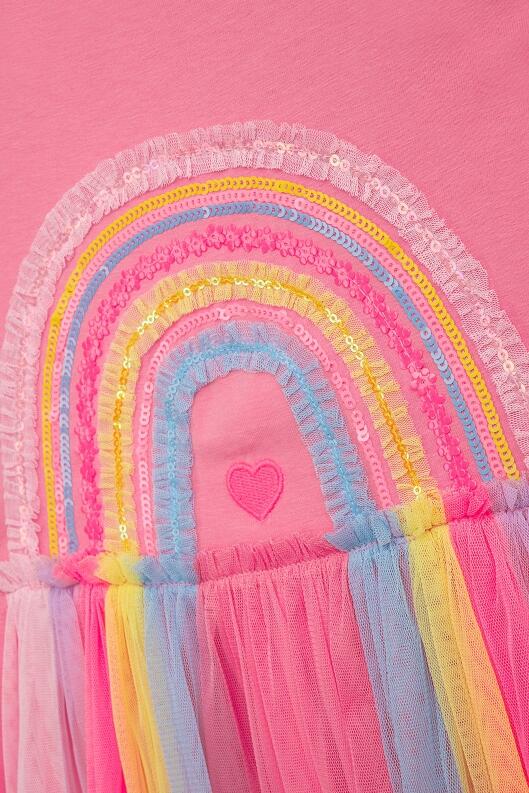 DANAMADE Mädchen Kleid Sommerkleid Regenbogen Carla candy