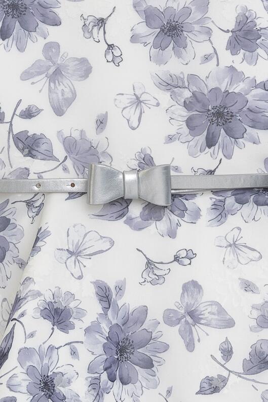 DANAMADE festliches Mädchen Kinder Kleid Meva grau