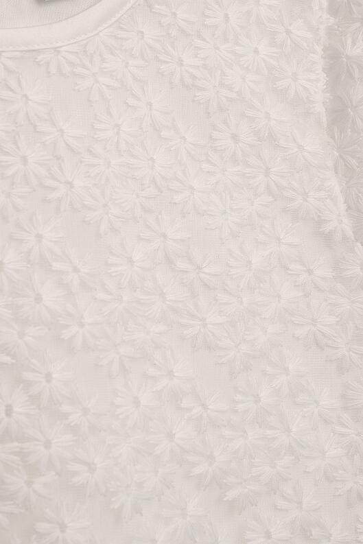 Danamade Teens Mädchen Bluse festlich Stickerei ecru