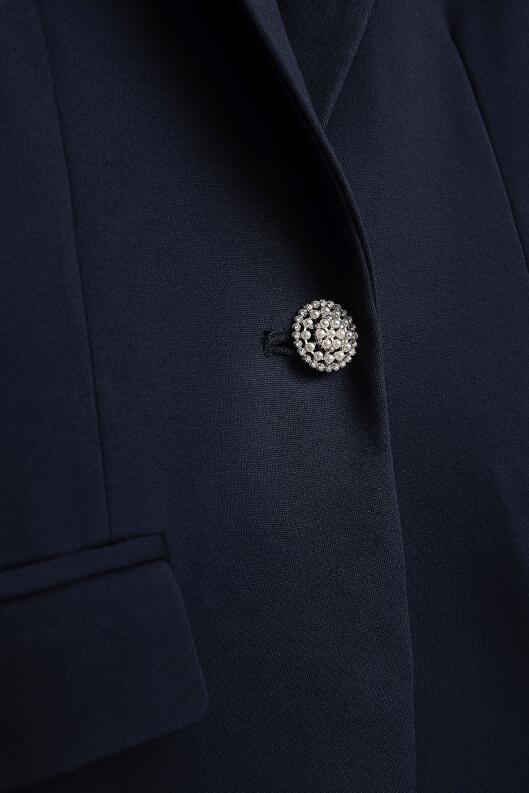 Danamade Teens Mädchen festlicher Blazer Konfirmation blau