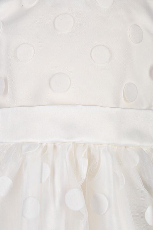 Happy Girls Babykleid Mädchenkleid festlich Dots ecru