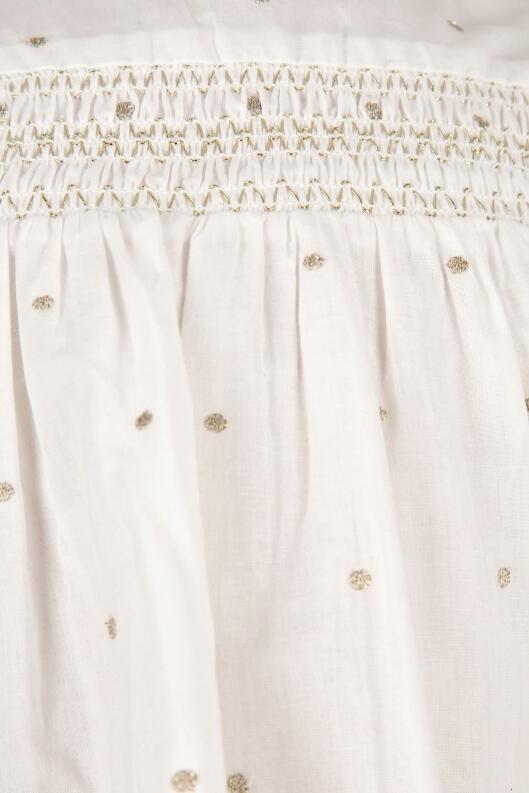 Happy Girls Babykleid festlich mit glitzerndem Smoke ecru