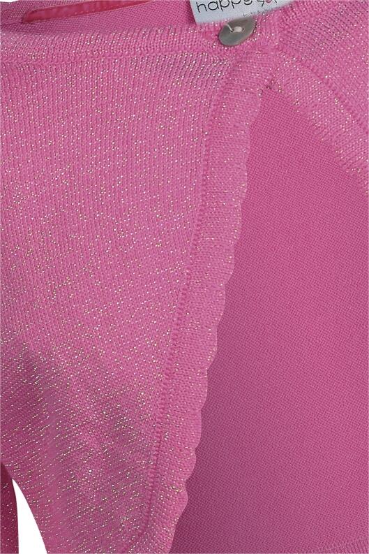 Happy Girls Kinder Glitzer Bolero festlich pink