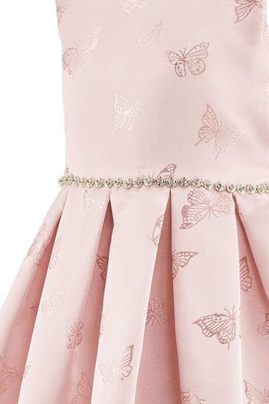 Happy Girls Kinder Mädchen Kleid festlich Schmetterlinge rosa