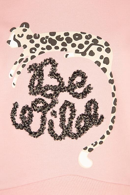 Happy Girls Kinder Mädchen Sweatshirt Be Wild rosa