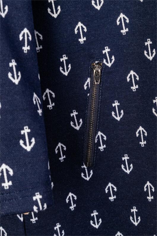 Happy Girls Kinderkleid Anker blau weiß