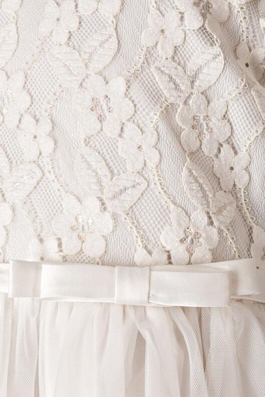 Happy Girls Kommunionkleid Langarm Meike ecru