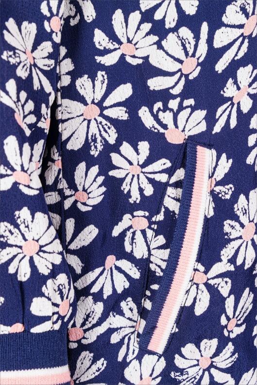 Happy Girls Mädchen Kleid Margerite blau