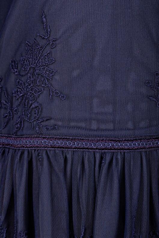 Happy Girls Teens Kleid Kinderkleid festlich Konfirmation Iris blau