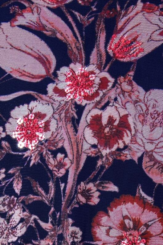 Happy Girls festliches Mädchen Kleid Blumen blau