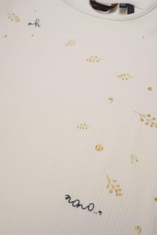 Nono Kinder Mädchen T-Shirt Kyoto ecru
