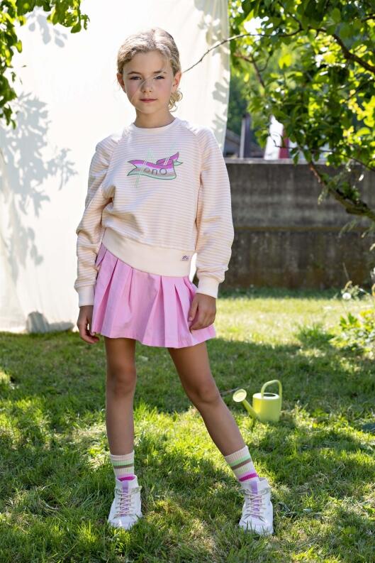 Nono Mädchen Hosen-Rock Shorts Sela rosa