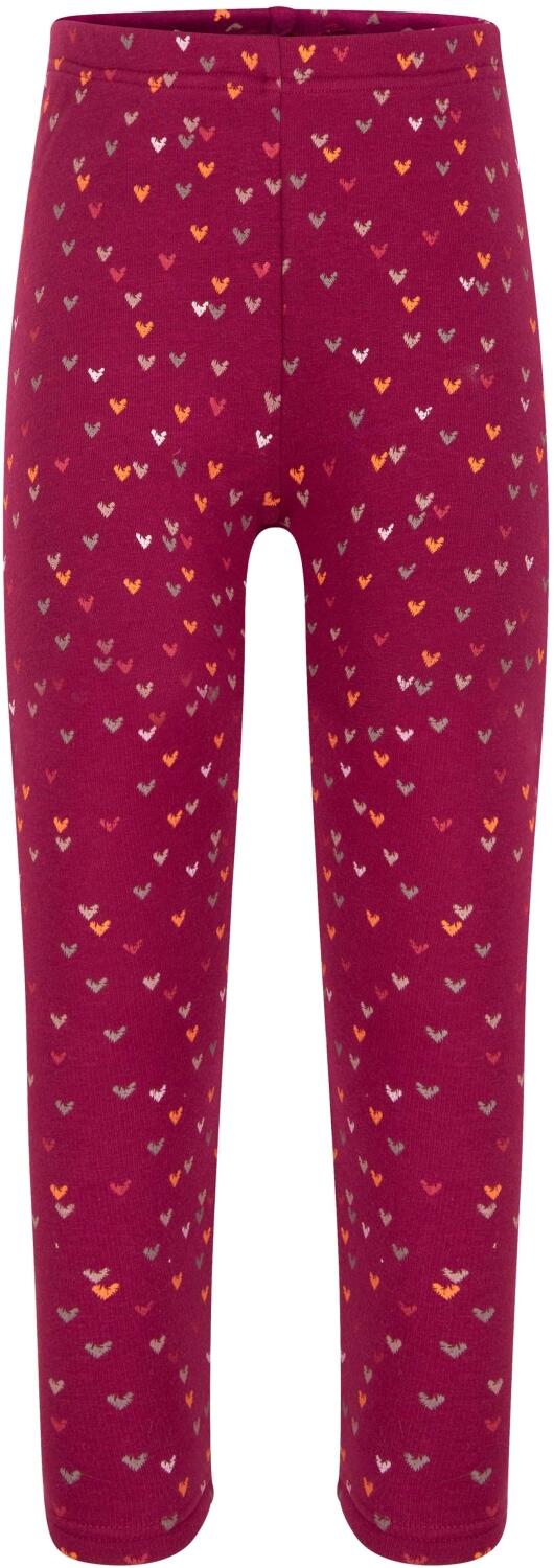 Happy Girls Thermo-Leggings f&uuml;r Kinder Herzen berry