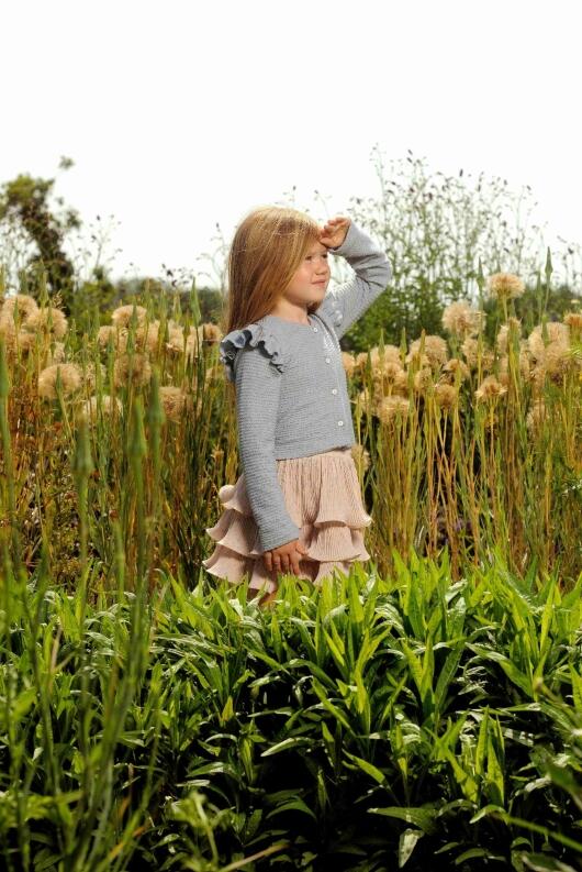 Le Chic Kinder Rock Plissee Tesra beige