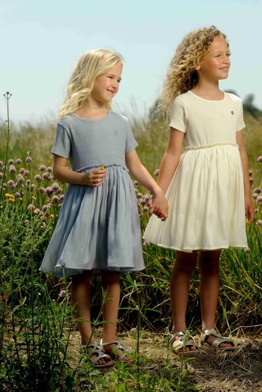 Le Chic Mädchen Kinder Kleid festlich Smoor ecru