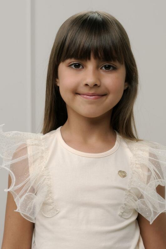 Le Chic Mädchen T-Shirt Noblesse ecru