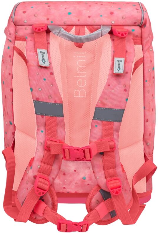 Belmil Schulranzen-Set Motion 6-tlg. Blue Bird rosa