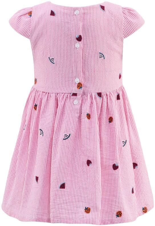 Happy Girls Mädchen Kinder Kleid Sommerkleid gestreift pink