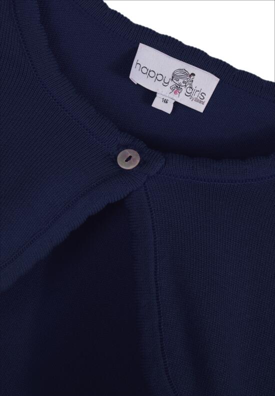 Happy Girls Kinder Strickjacke Bolero blau