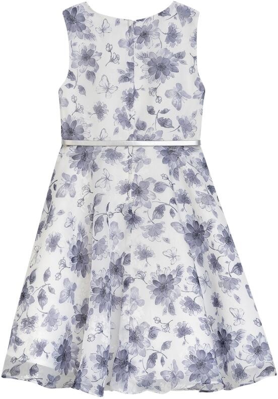 DANAMADE festliches Mädchen Kinder Kleid Meva grau