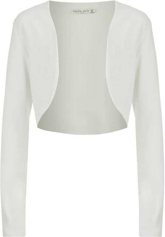 Happy Girls Kinder Bolero festlich Krepp ecru