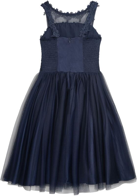 Danamade festliches Teens Mädchen Kleid Konfirmation Celia blau