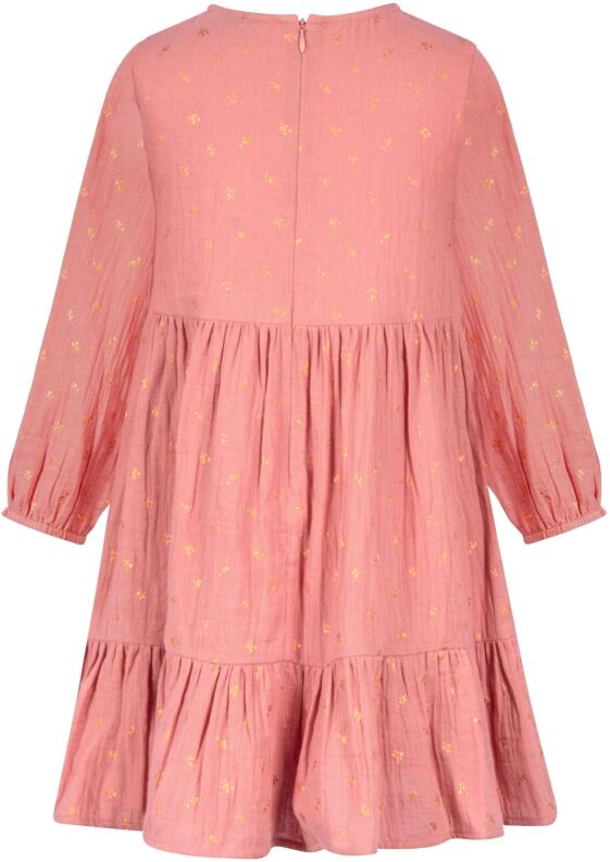 Happy Girls Mädchen Kleid Kinderkleid Volant rosewood