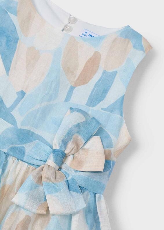 Mayoral festliches Mädchen Kinder Kleid hellblau