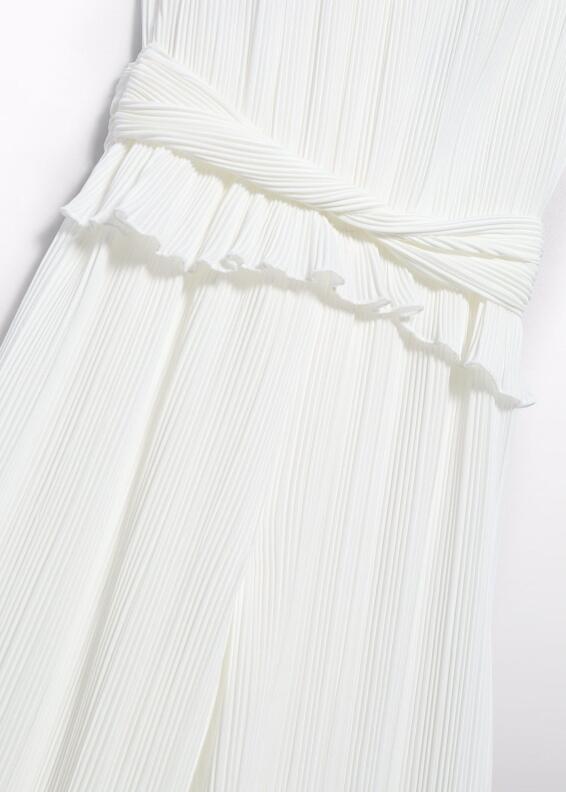 abel & lula Mädchen Jumpsuit festlich Plissee ecru