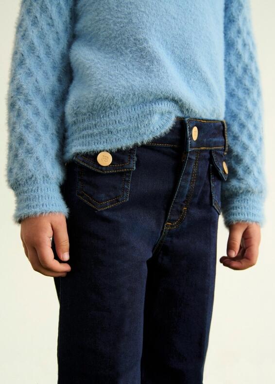 abel & lula Mädchen Kinder Palazzo-Jeans blau