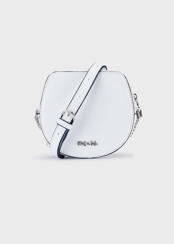 abel & lula Mädchen Umhängetasche Schleife weiß