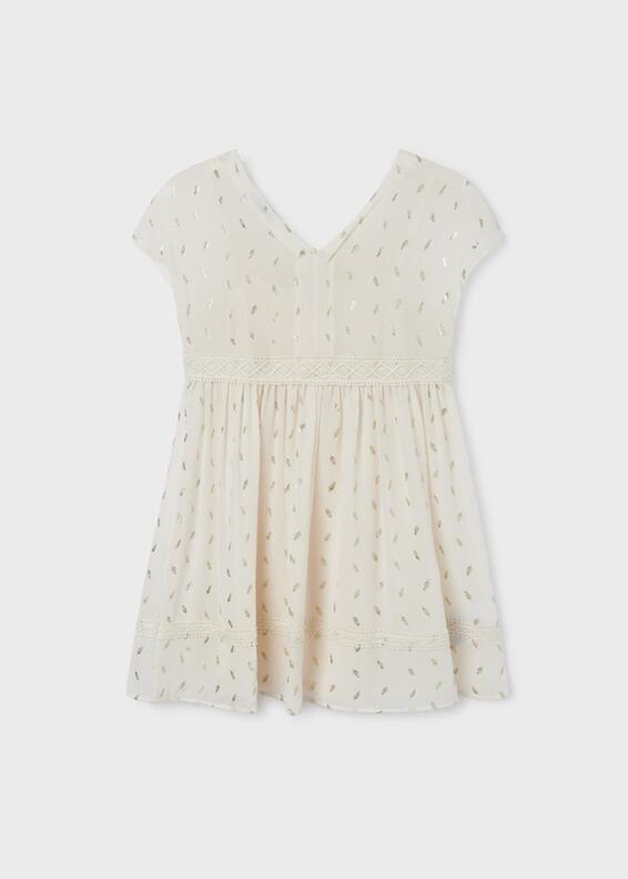 mayoral Teens Kleid Mädchenkleid festlich Champagne ecru