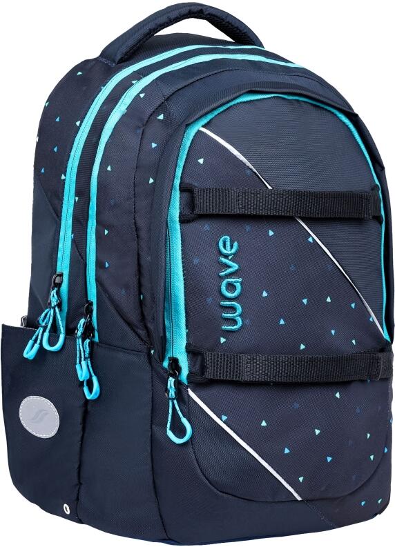 Belmil Schulrucksack Wave Prime Dots Aurora
