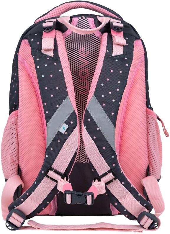 Belmil Schulrucksack Wave Boost Dots Pinky