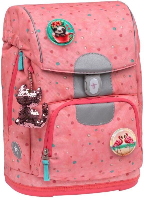 Belmil Schulranzen-Set Motion 6-tlg. Blue Bird rosa