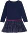 DANAMADE Mädchen Kinder Kleid Einhorn blau