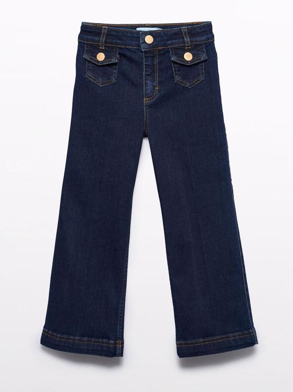 abel & lula Mädchen Kinder Palazzo-Jeans blau