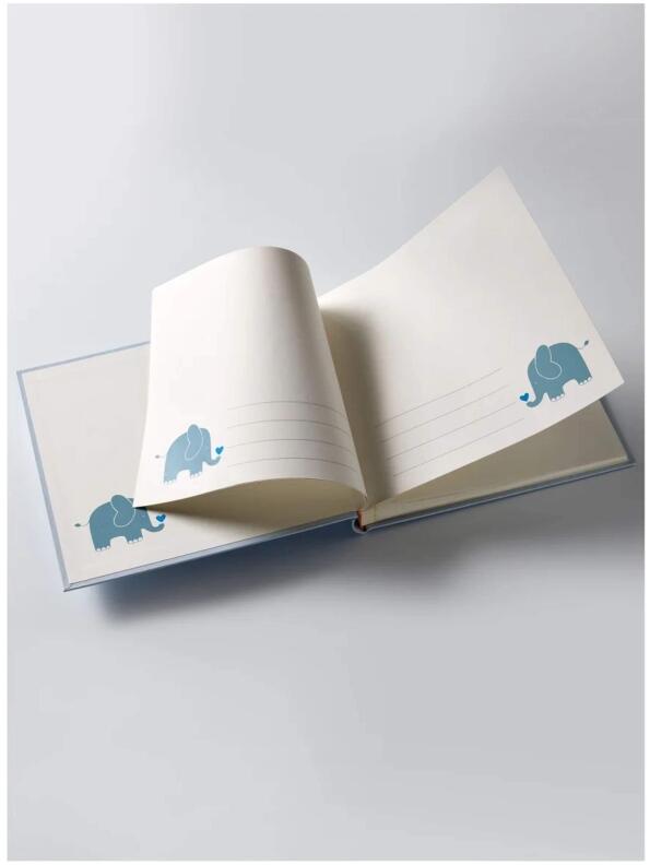 walther Babyalbum Fotoalbum Hallo Baby blau Vorspann