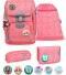 Belmil Schulranzen-Set Motion 6-tlg. Blue Bird rosa