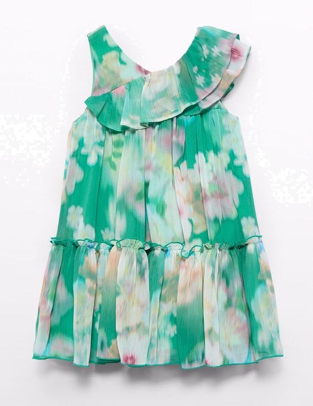 abel & lula Mädchen Kleid festlich Chiffon Bambula