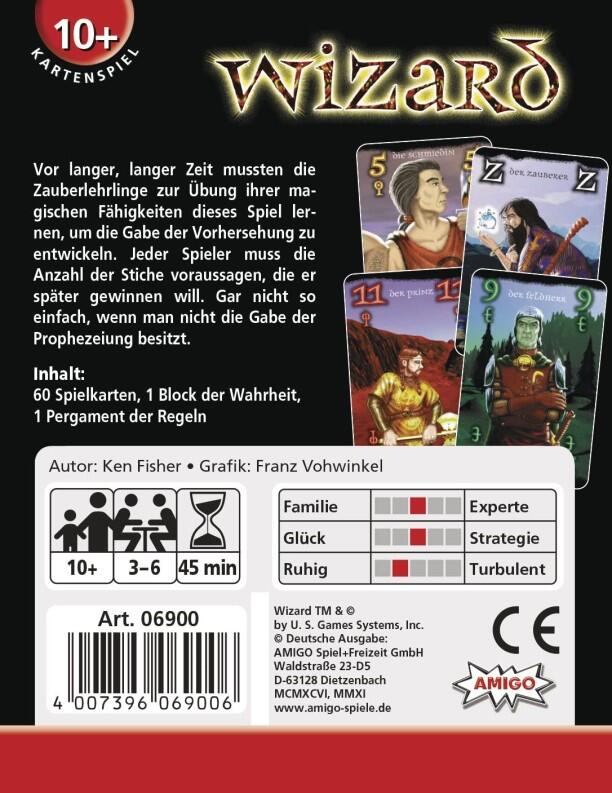 Amigo Spiel Kartenspiel Wizard