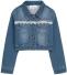 Danamade Jeansjacke mit Borte blau