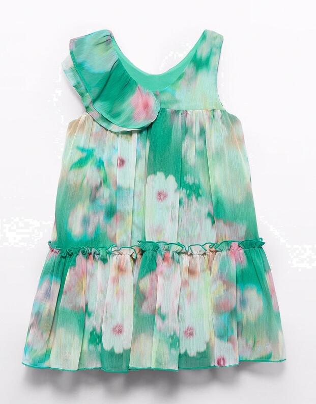 abel & lula Mädchen Kleid festlich Chiffon Bambula